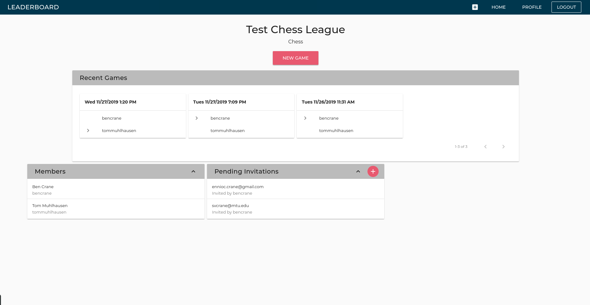 Leaderboard project image